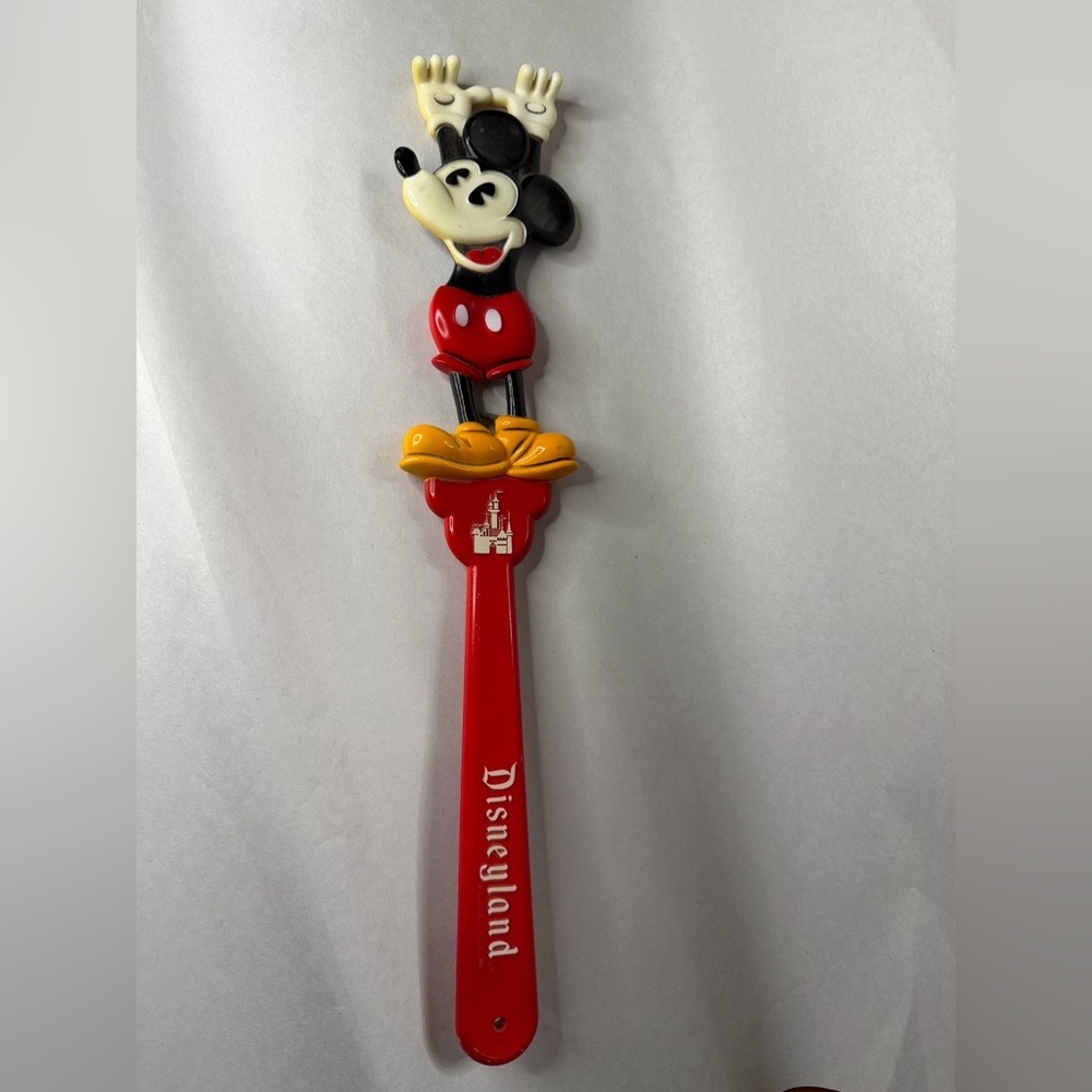 Vintage Disneyland Mickey Mouse Back Scratcher Made in Hong Kong Disney Park Sou
